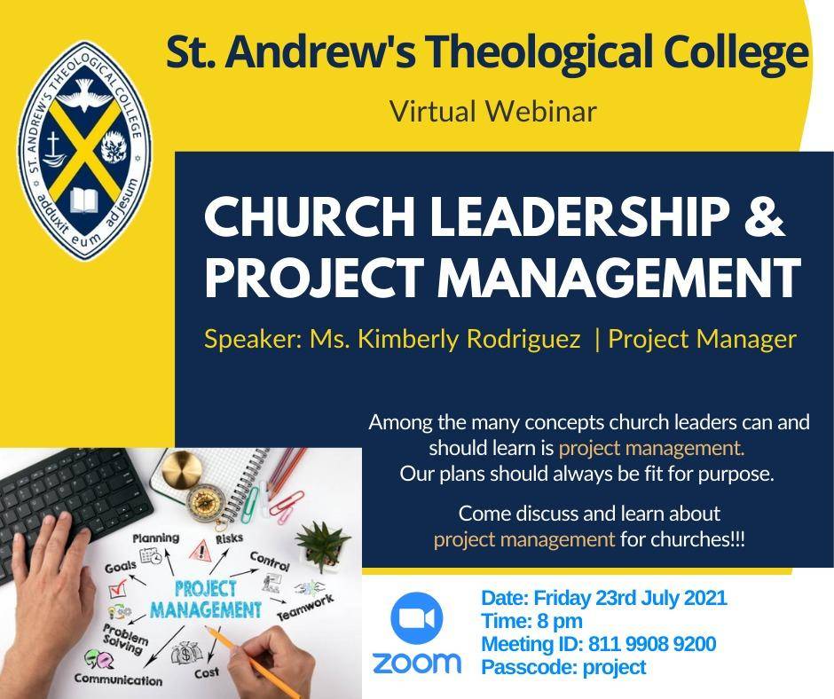 Church leadership and project management