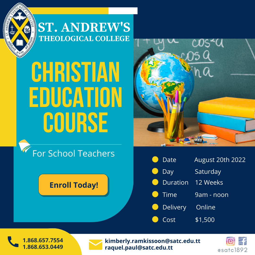 Christian Education Course August 2022