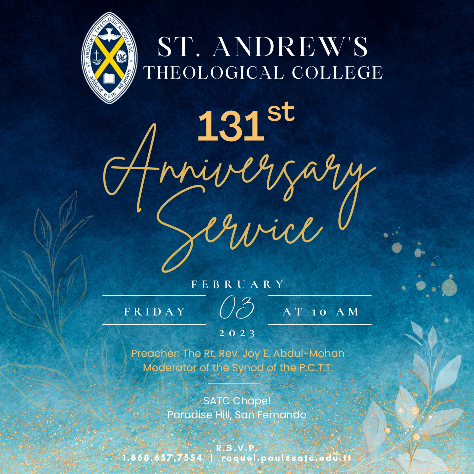 131st Anniversary Service