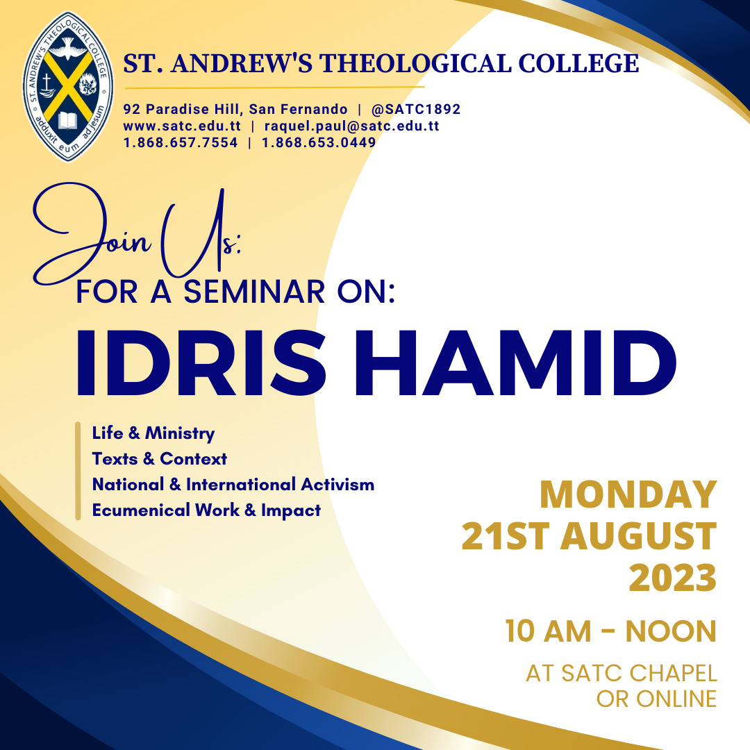 Idris Hamid Seminar